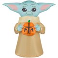 Star Wars Gemmy Prelit  Airdorable The Child w/ Pumpkin Inflatable 227686